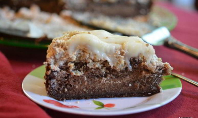 Рецепт шоколадного сливочно-кофейный кекс