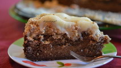 шоколадный сливочно-кофейный кекс