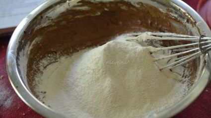 шоколадный сливочно-кофейный кекс