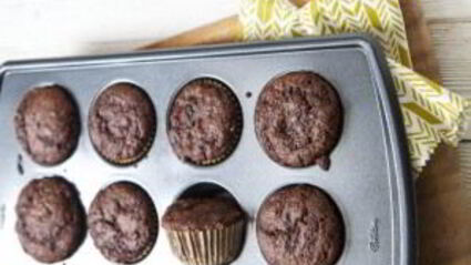 шоколадные кексы с грушами