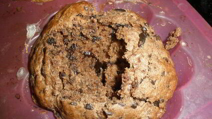 шоколадные кексы с ореховой начинкой