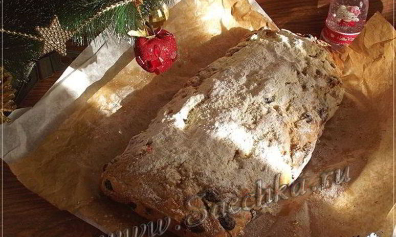 Рецепт штоллена с миндалем