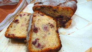 Творожный кекс с ягодами