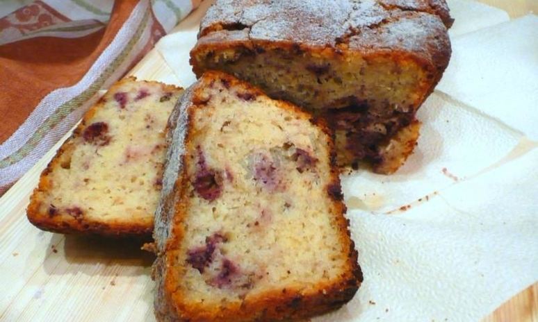 Рецепт творожного кекса с ягодами