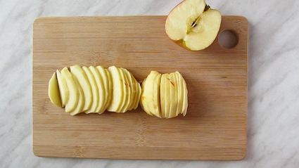 яблочный кекс с яблоками