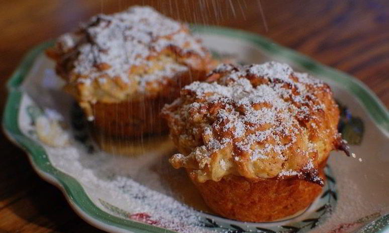 Рецепт яблочных кексов с кленовым сиропом