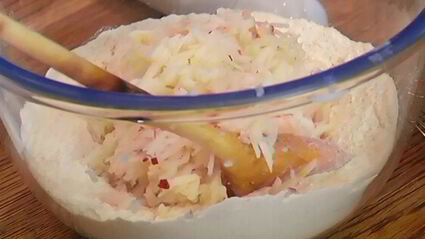 яблочные кексы с кленовым сиропом