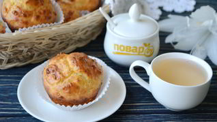 Закусочные кексы из плавленного сырка