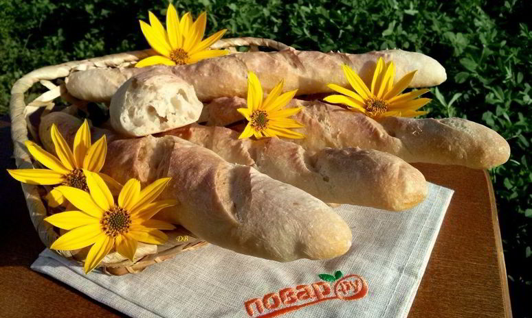 Рецепт багета классического