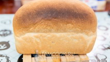 белый хлеб на подсолнечном масле