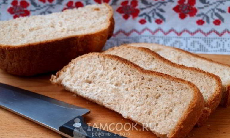 Рецепт белого хлеба с отрубями в хлебопечке