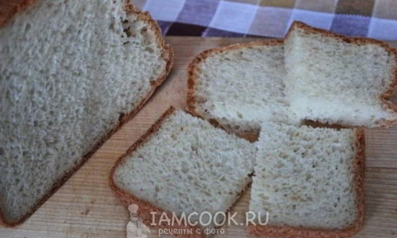 Рецепт белого творожного хлеба в хлебопечке