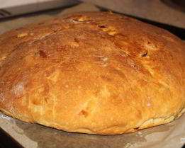 Домашний хлеб с луком