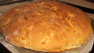 Домашний хлеб с луком