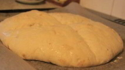 домашний хлеб с луком