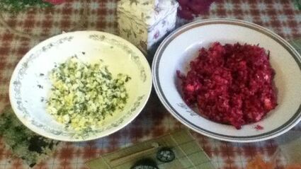 фаршированный багет — шуба в шубе