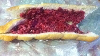 фаршированный багет — шуба в шубе