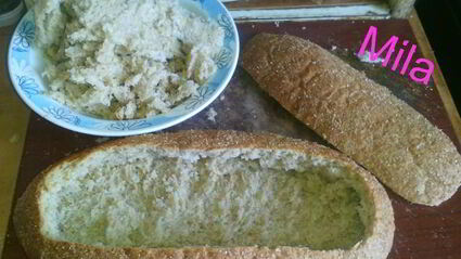 фаршированный хлеб