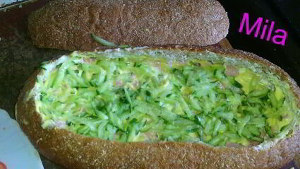 фаршированный хлеб