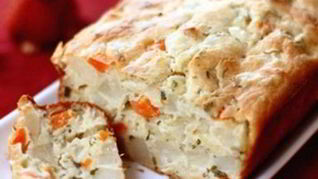 Картофельно-морковный хлеб с зеленью