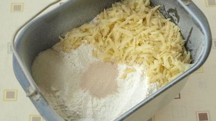 картофельный хлеб в хлебопечке