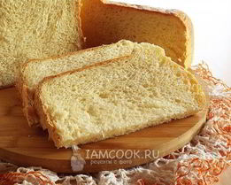 Хлеб на кефире в хлебопечке