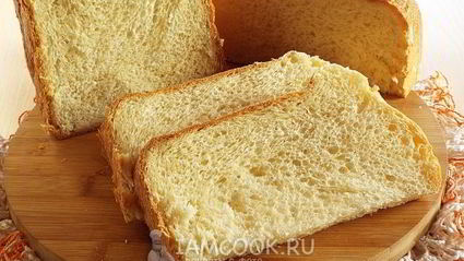 хлеб на кефире в хлебопечке