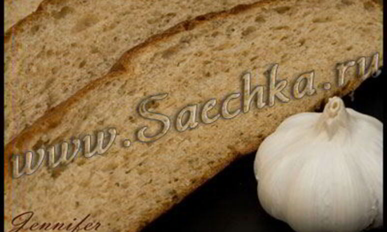 Рецепт хлеба с чесноком и петрушкой