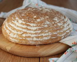 Хлеб с картофельным пюре