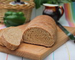 Хлеб с ржаными отрубями на опаре