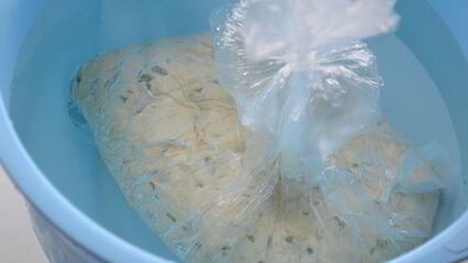 хлеб с зеленью быстрый