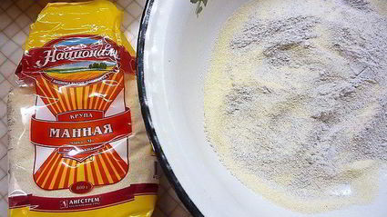 манный хлеб с семенами подсолнечника