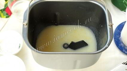 молочный хлеб в хлебопечке