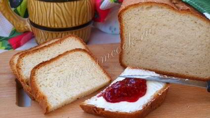 молочный хлеб в хлебопечке