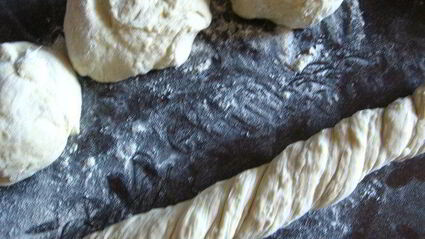 овсяно-горчичные крученые багеты