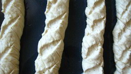 овсяно-горчичные крученые багеты