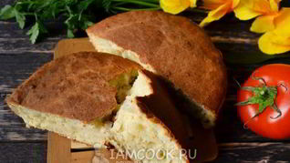 Пирог-хлеб на скисшем молоке