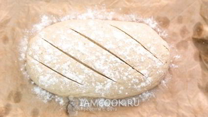 пшенично-ржаной хлеб в духовке