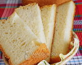 Пшеничный хлеб с творогом в хлебопечке