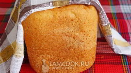 пшеничный хлеб с творогом в хлебопечке