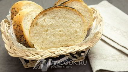 ситный батон с маком