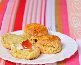 Сконы с отварным картофелем