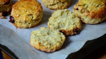 сконы с отварным картофелем