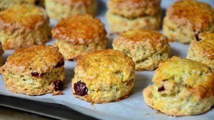 сконы с отварным картофелем