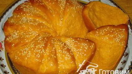 томатный хлеб с кунжутом