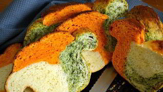 Трехцветный хлебушек