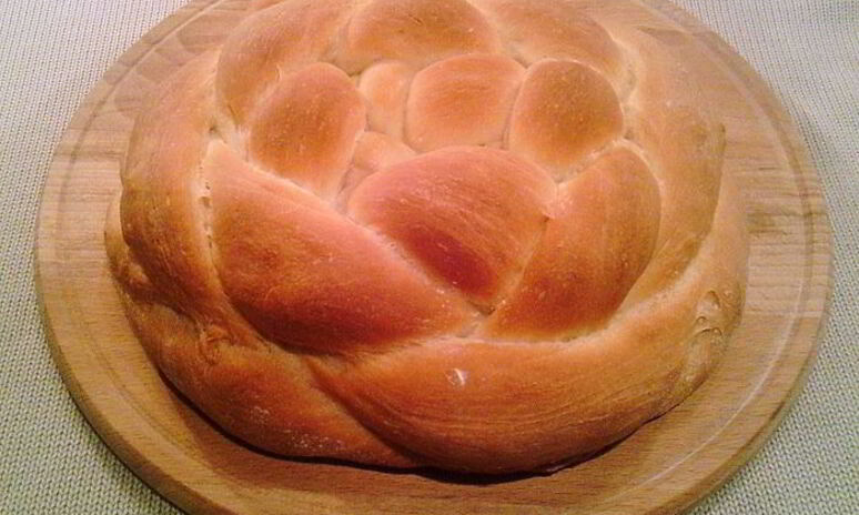 Рецепт творожного хлеба плетенка