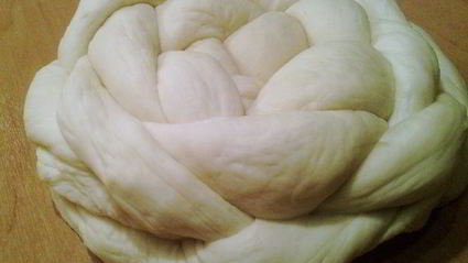 творожный хлеб плетенка