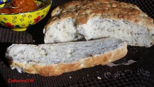 Творожный хлеб с семенами подсолнечника