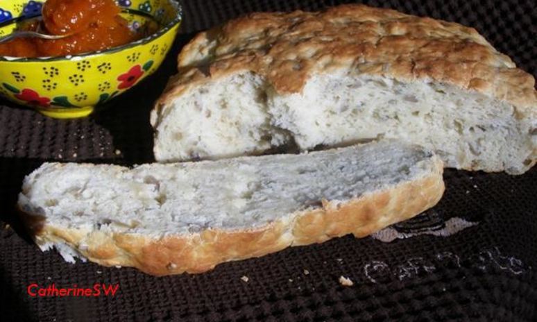 Рецепт творожного хлеба с семенами подсолнечника